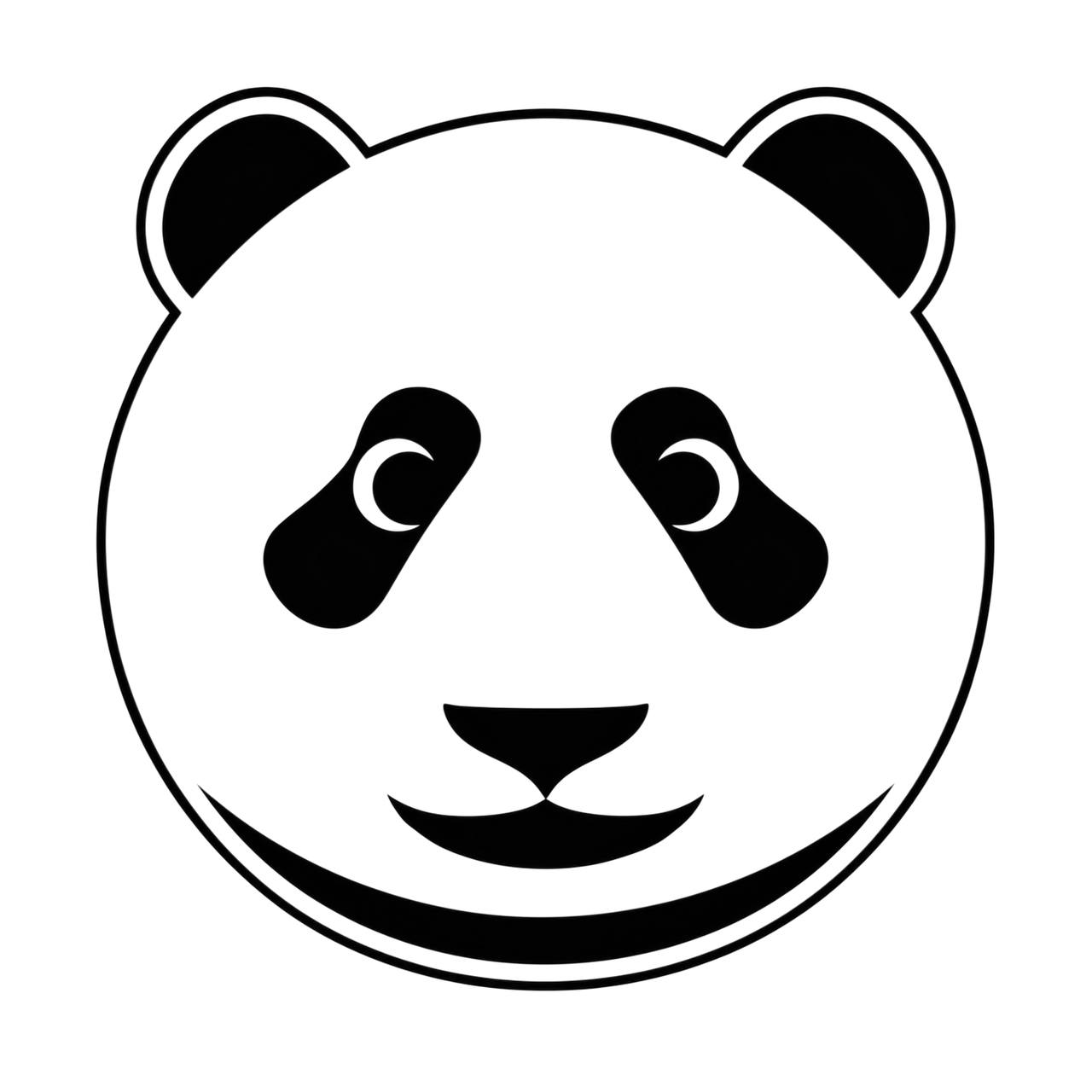 $FATPANDA logo — a stylized panda face